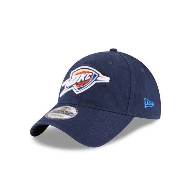 NBA Oklahoma City Thunder Core Classic 9Twenty Adjustable (TUW5500) - Blue New Era Caps